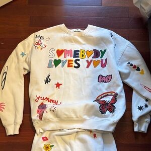 The Mayfair Group x iscreamcolour Somebody Loves You Crewneck